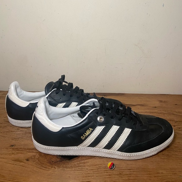 Men’s or Women’s Unisex Black Adidas Germany World Cup Sambas - Picture 5 of 8